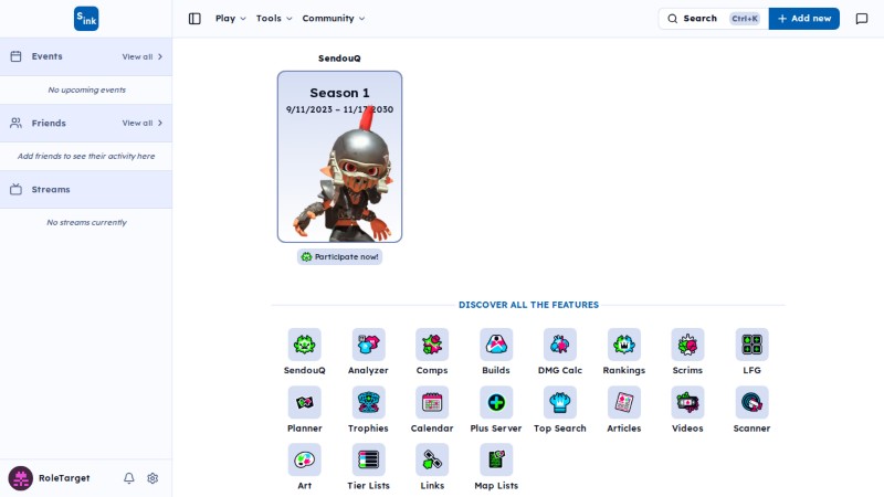 New organization page