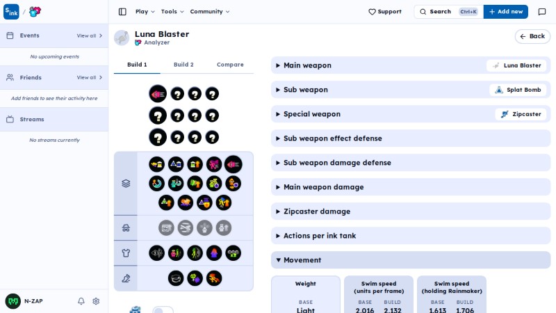 Analyzer page