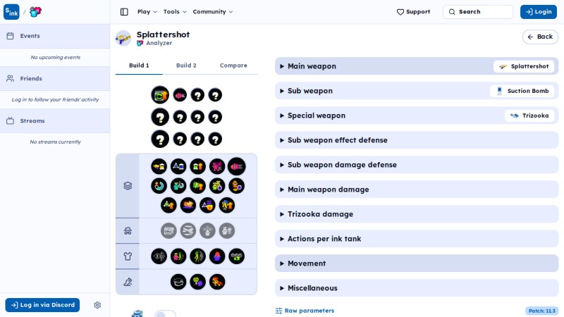 Analyzer page