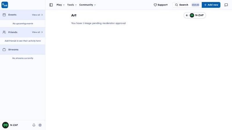 User art page