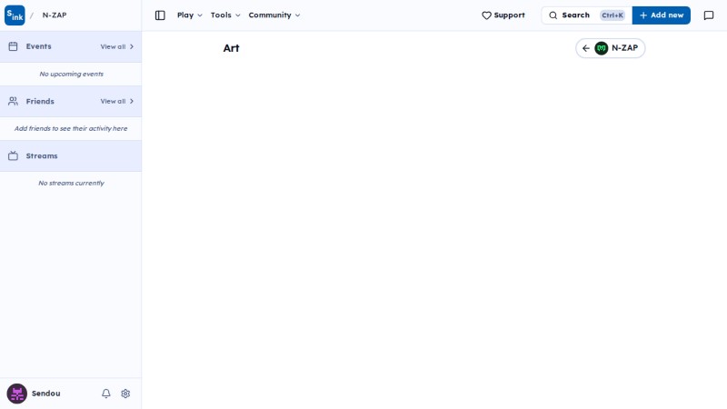 User art page