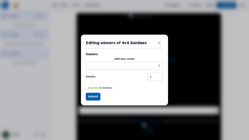 Badge edit dialog