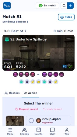 SendouQ match page