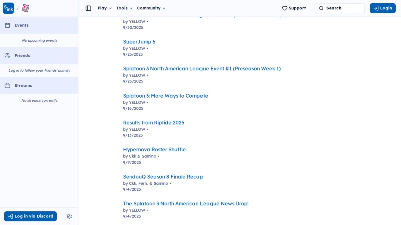 Articles page