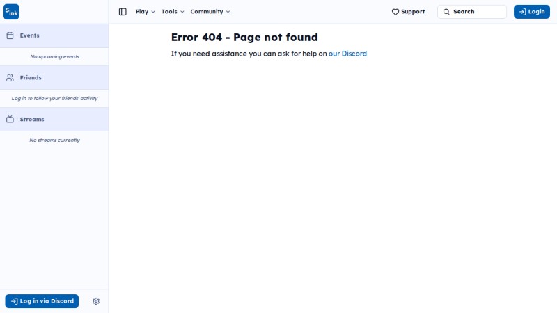 Error page