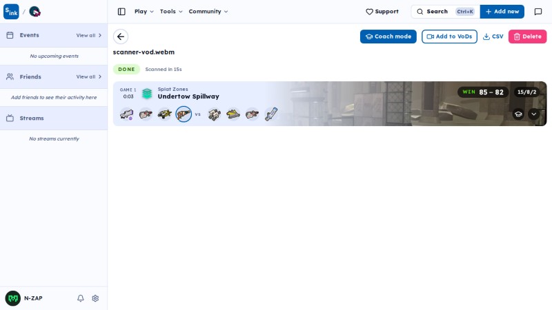 Scanner page
