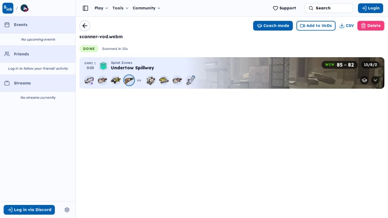 Scanner page