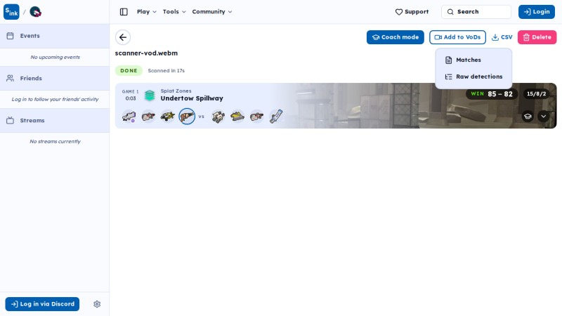 Scanner page