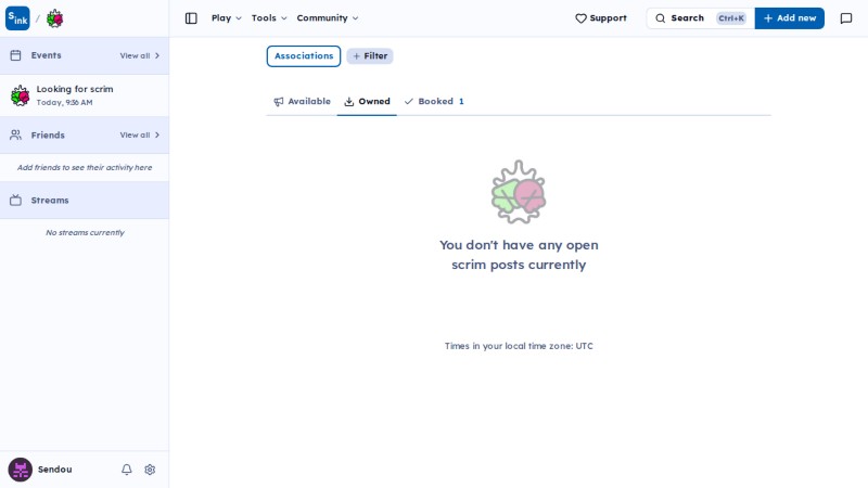 Notification popover