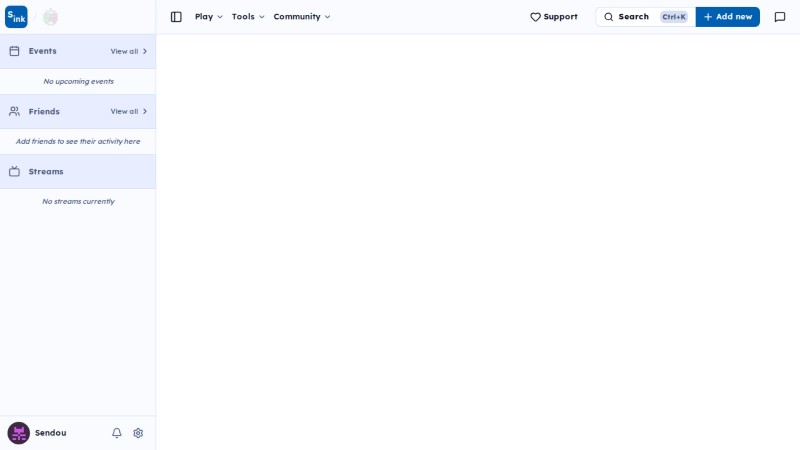 Scrims page