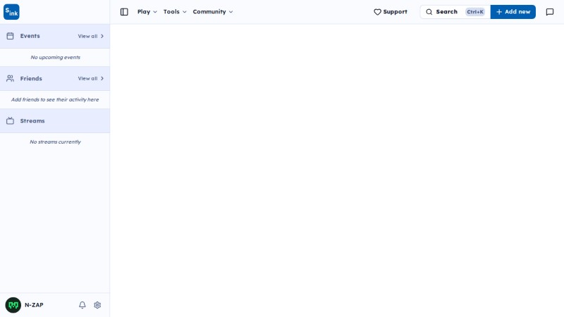 Scrims page