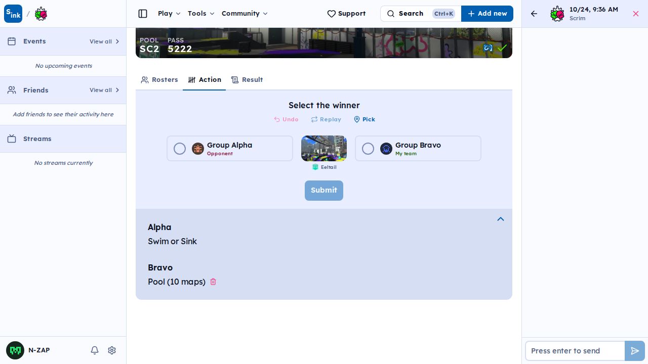 N-ZAP adds a map pool as Bravo's list