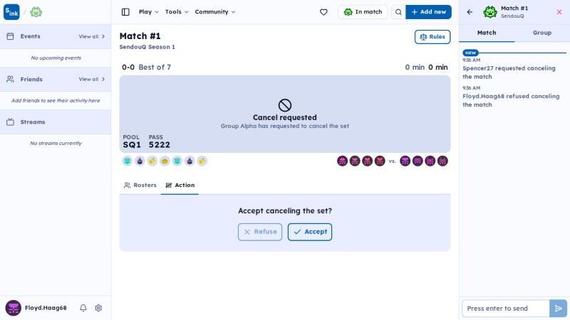 SendouQ match page