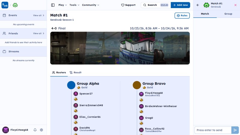 SendouQ match page