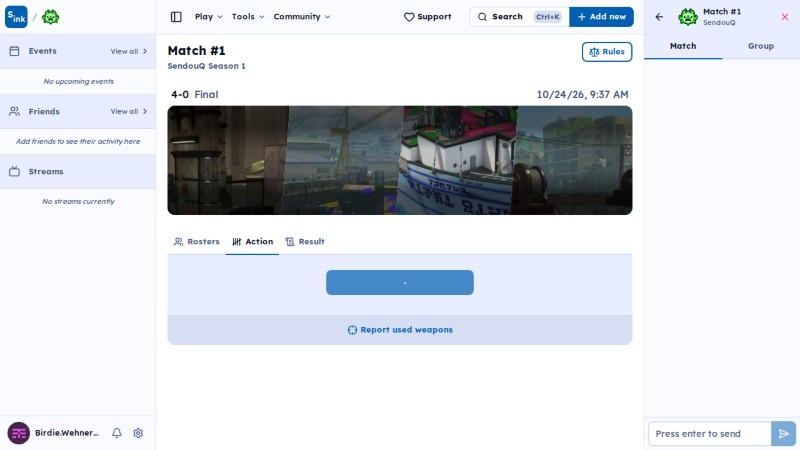 SendouQ match page