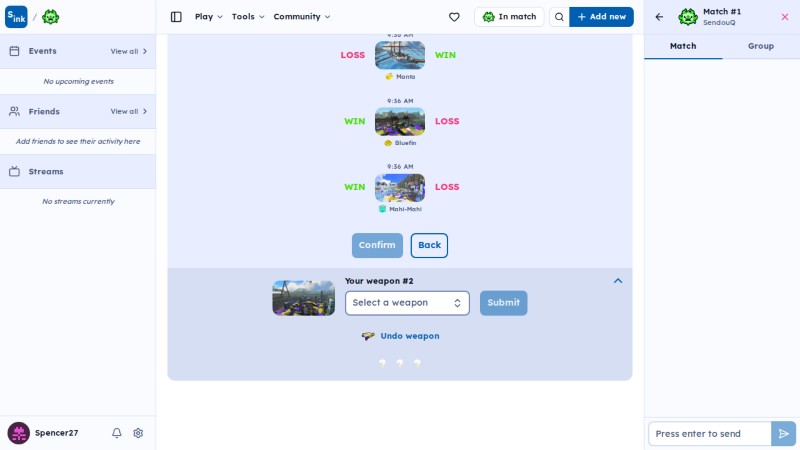 SendouQ match page