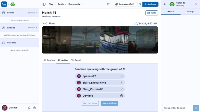 SendouQ match page
