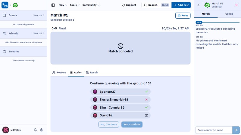 SendouQ match page