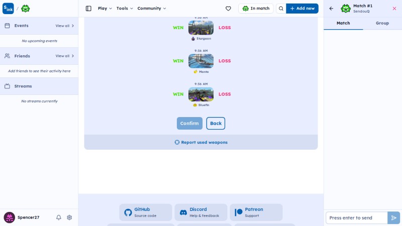 SendouQ match page