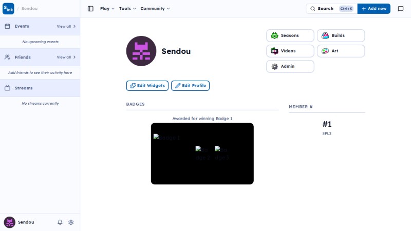 User page