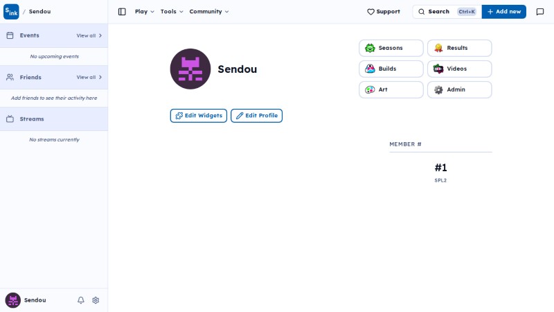 User page