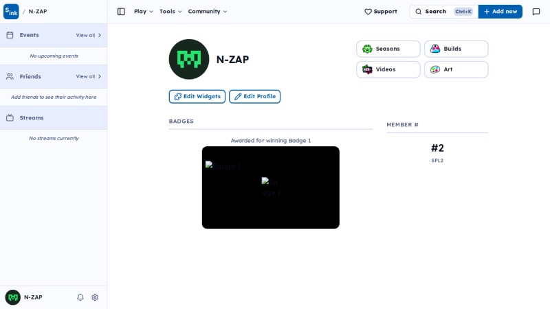 User page