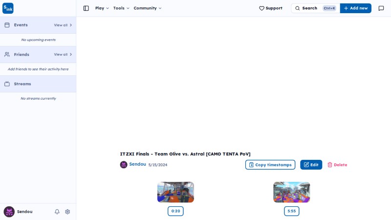 New vod page